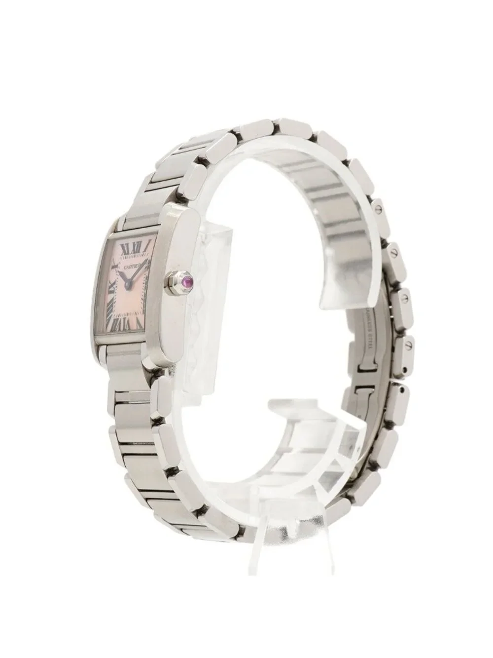 Cartier Tank Francaise SM Pink Dial Watch